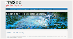 Desktop Screenshot of dotsec.com