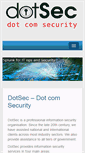 Mobile Screenshot of dotsec.com